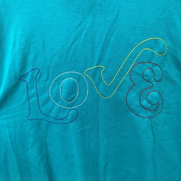 Brit NY Love Pullover Hooded Shirt Womens size 1X NEW - Picture 4 of 5